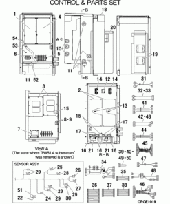 FDC500KXZE2/P CONTROL AND PARTS SET