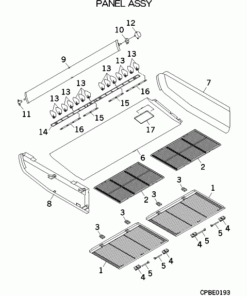 FDE36KXZE1/P PANEL ASSY