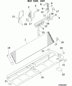 FDTS45KXE6F/P HEAT EXCH. ASSY