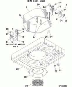 FDTW28KXE6F/P HEAT EXCH. ASSY