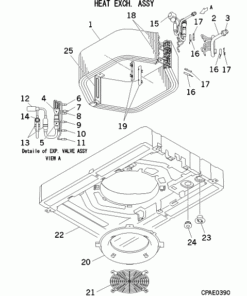 FDTW71KXE6F/P HEAT EXCH. ASSY