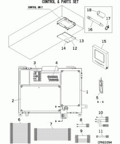 FDTW90KXE6F/P CONTROL AND PARTS SET