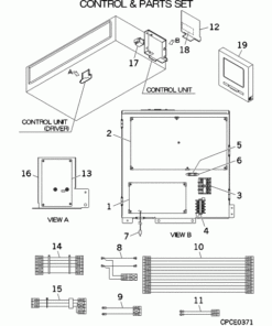 FDU280KXZE1/P CONTROL AND PARTS SET