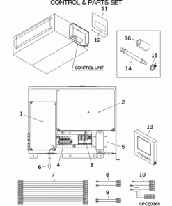 FDU71KXE6F/P CONTROL AND PARTS SET