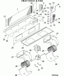 FDU71KXE6F/P HEAT EXCH. AND FAN