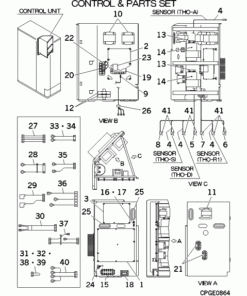 FDC335KXZME1A/P CONTROL AND PARTS SET