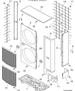 FDCA160VSA-W/P PANEL ASSY