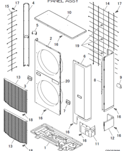 FDCA200VSA-W/P PANEL ASSY