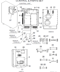 FDCA250VSA-W/P CONTROL AND PARTS SET
