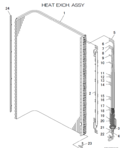 FDCA250VSA-W/P HEAT EXCH. ASSY