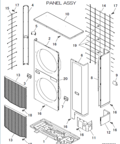 FDCA250VSA-W/P PANEL ASSY