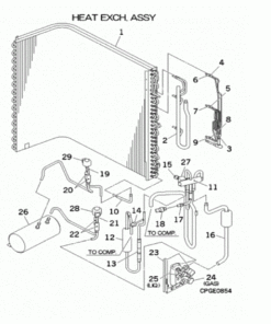FDCA71VNX-W/P HEAT EXCH. ASSY