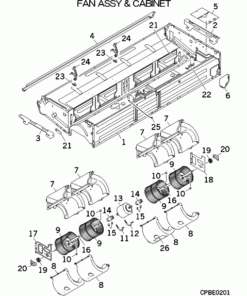 FDE125VH/P FAN ASSY AND CABINET