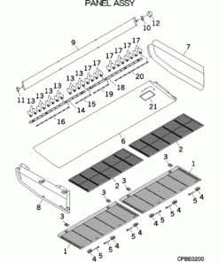 FDE140VH/P PANEL ASSY