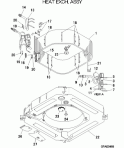 FDTC15KXZE3-W/1 HEAT EXCH. ASSY