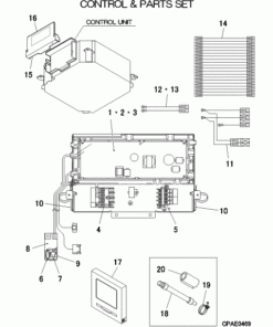 FDTC45KXZE3-W/1 CONTROL AND PARTS SET
