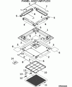 FDTC50VH/B PANEL ASSY(AIRFLEX) HONEYCOMB