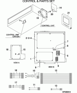 FDU280KXZE3-W/1 CONTROL AND PARTS SET