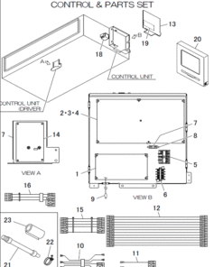 FDUA200VH/P CONTROL AND PARTS SET