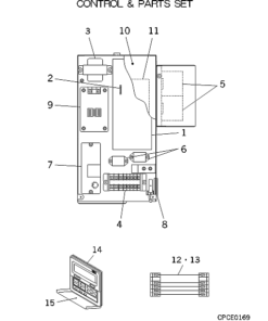 FDUA224KXE4A CONTROL AND PARTS SET