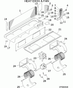 FDUM60VH/P HEAT EXCH. AND FAN
