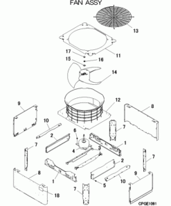 FDC280KXZE3A/1 FAN ASSY