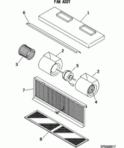 FDFU28KXZE3-W/1 FAN ASSY
