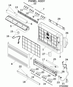 FDFW28KXZE3-W/1 PANEL ASSY
