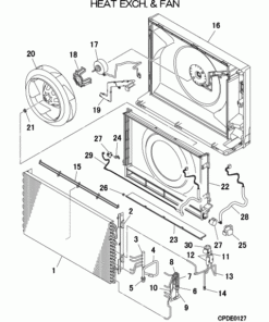 FDFW45KXZE3-W/1 HEAT EXCH. AND FAN