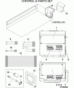 FDUT71KXZE3-W/1 CONTROL AND PARTS SET