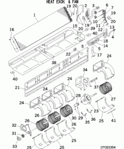 FDUT71KXZE3-W/1 HEAT EXCH. AND FAN